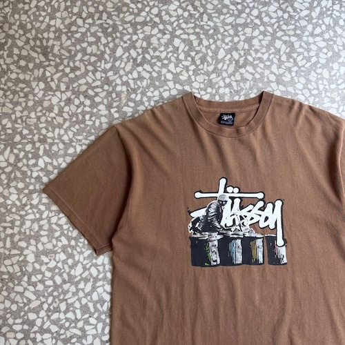 STUSSY / 00’s Design T-shirt size L