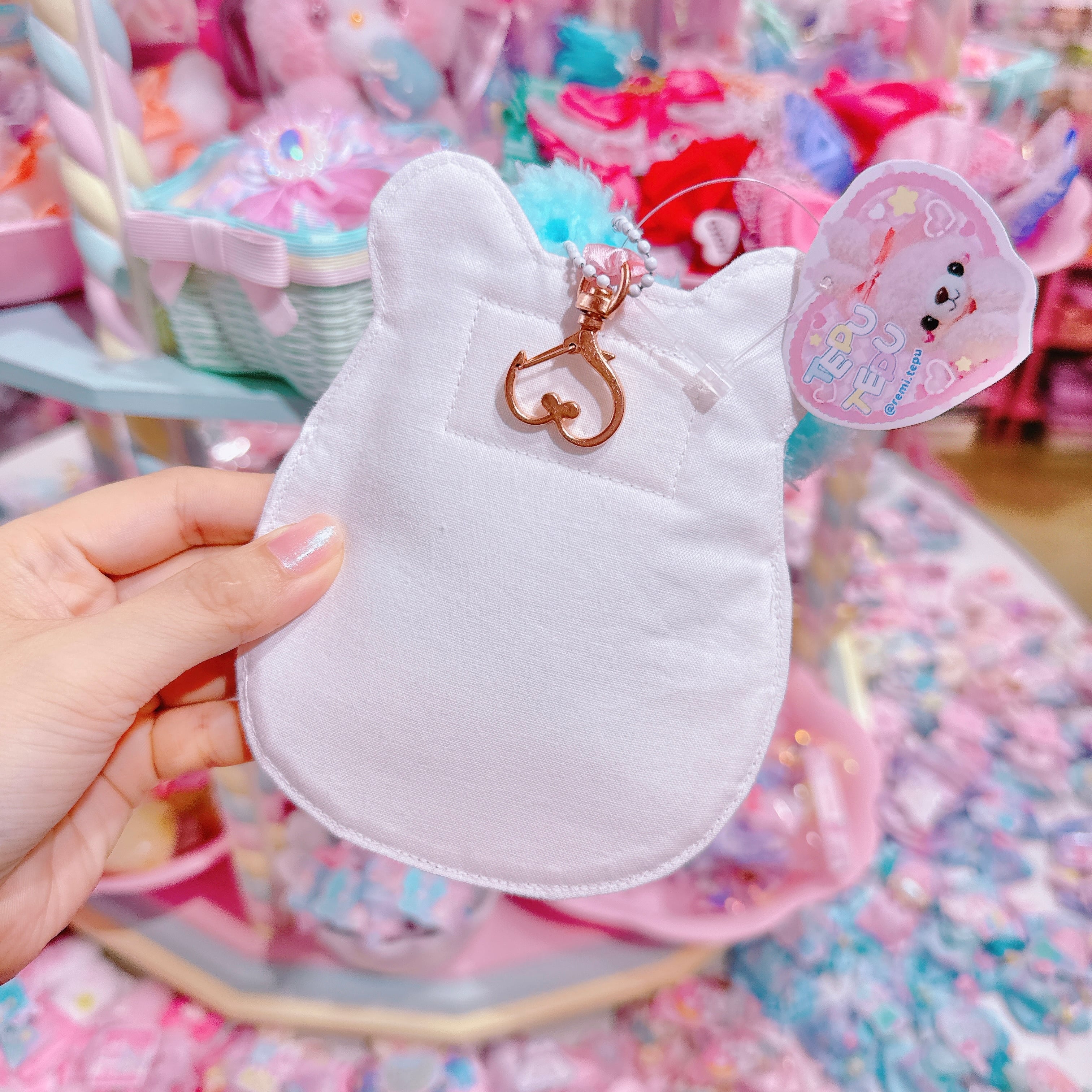 【A9】109-6ぬいぐるみ付きお布団キーホルダー