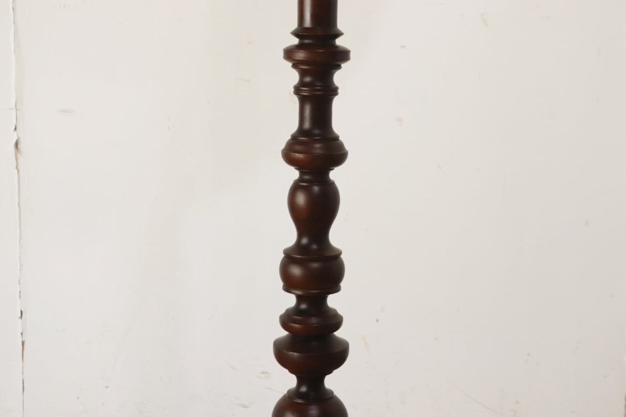 レトロ フロアライト ランプ 照明 クラシカル 布シェード 白 ホワイト