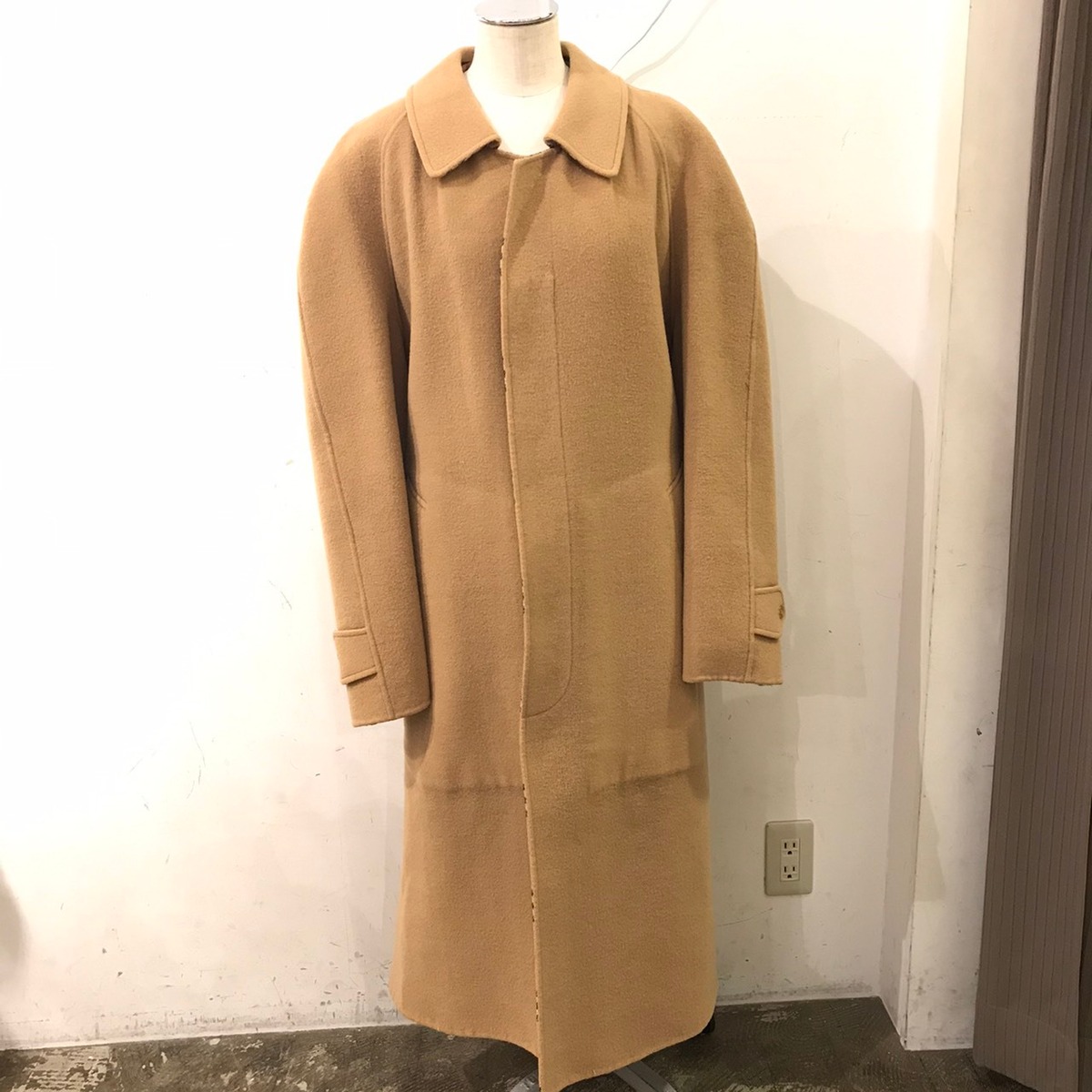 Burberry/バーバリー/コート/ロングコート/ベルト付き/wool/ウール 