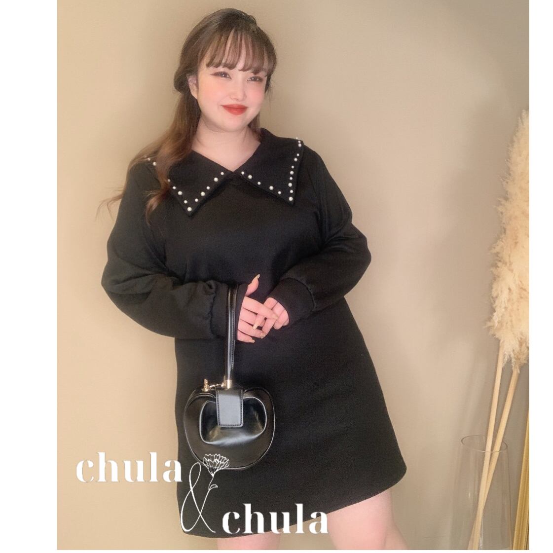 大きいサイズ レディース韓国ファッション ワンピース ビッグカラー 無地 Vネック ショート 大人可愛い カジュアル Ch0137 可愛い大きいサイズ韓国レディースファッション通販 Chulachula チュラチュラ 大きいサイズ レディース韓国ファッション ワンピース ビッグカラー 無地 Vネック ショート 大人可愛い カジュアル Ch0137 可愛い大きいサイズ韓国レディースファッション通販 Chulachula チュラチュラ