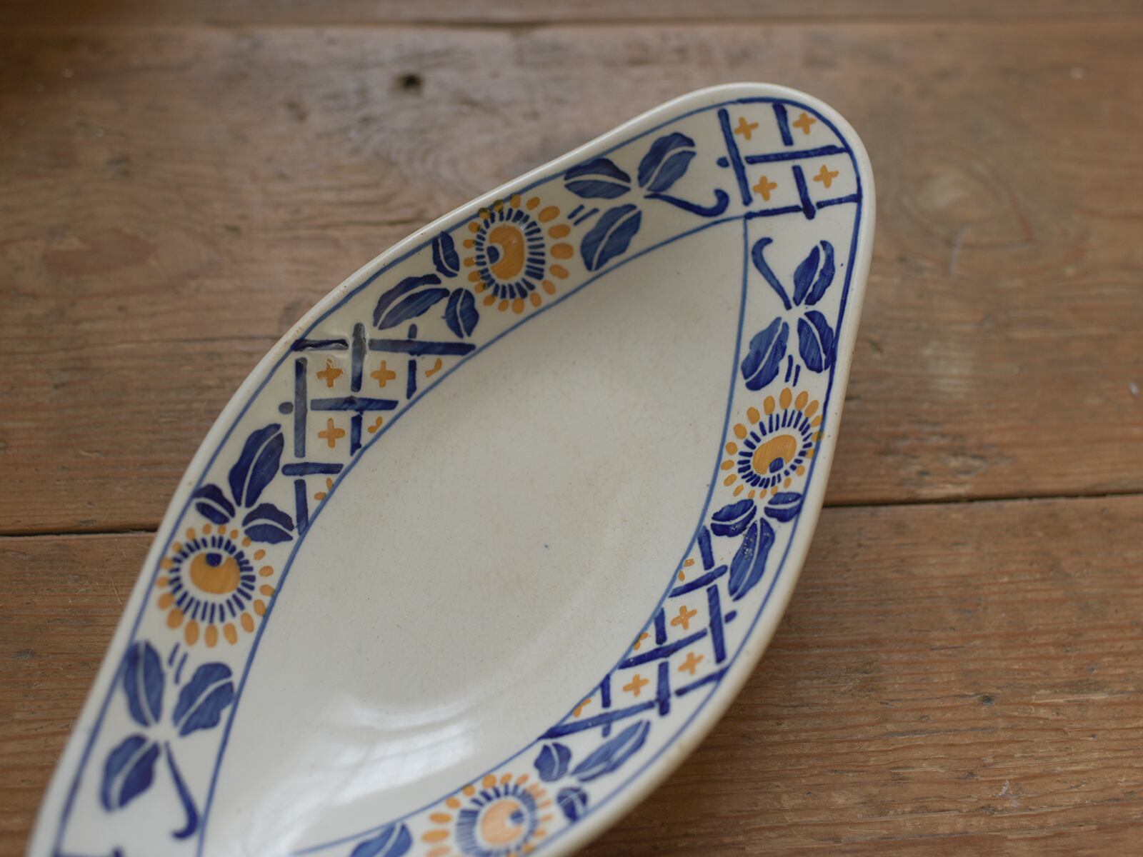 サルグミンヌ製 ひまわり絵柄のラヴィエ(B) フレンチブロカント