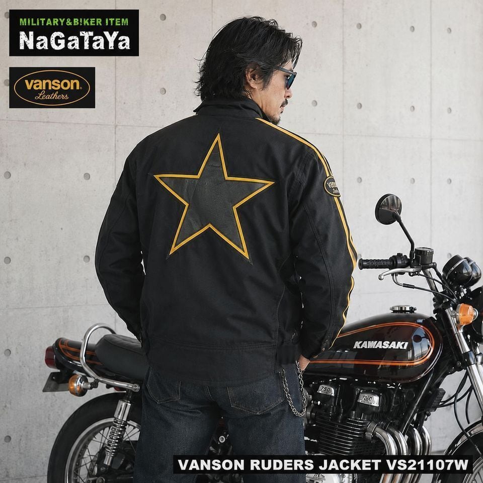 バンソン VANSON 防寒 ウインター シングル ライダースジャケット ワン