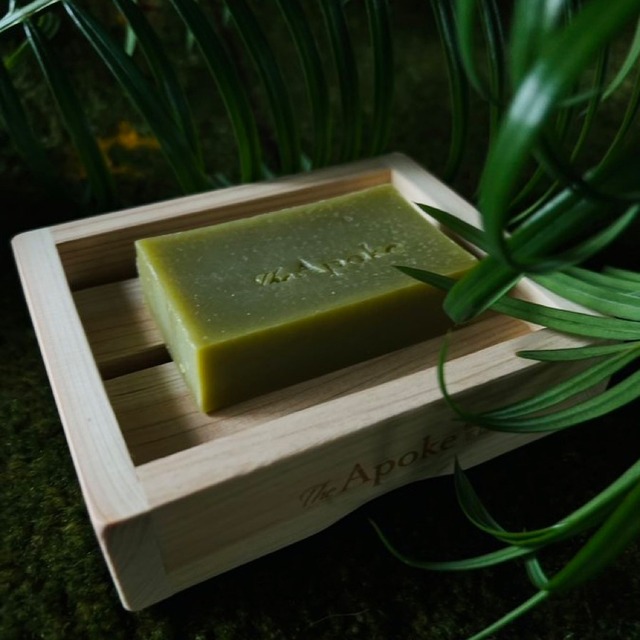 【9月】緑茶クレイ石鹸　Botanical soap　