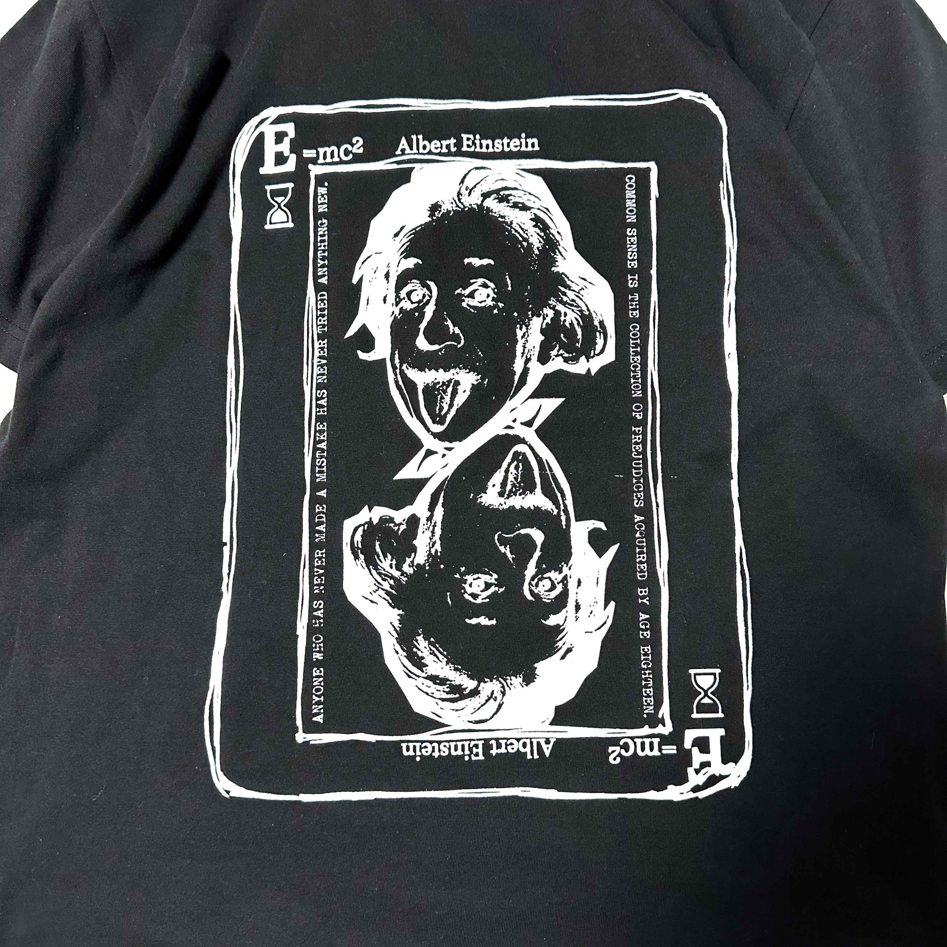 UNFINISHED アインシュタイントランプTシャツ2023135 | UNFINISHED UNFINISHED アインシュタイントランプTシャツ2023135 | UNFINISHED