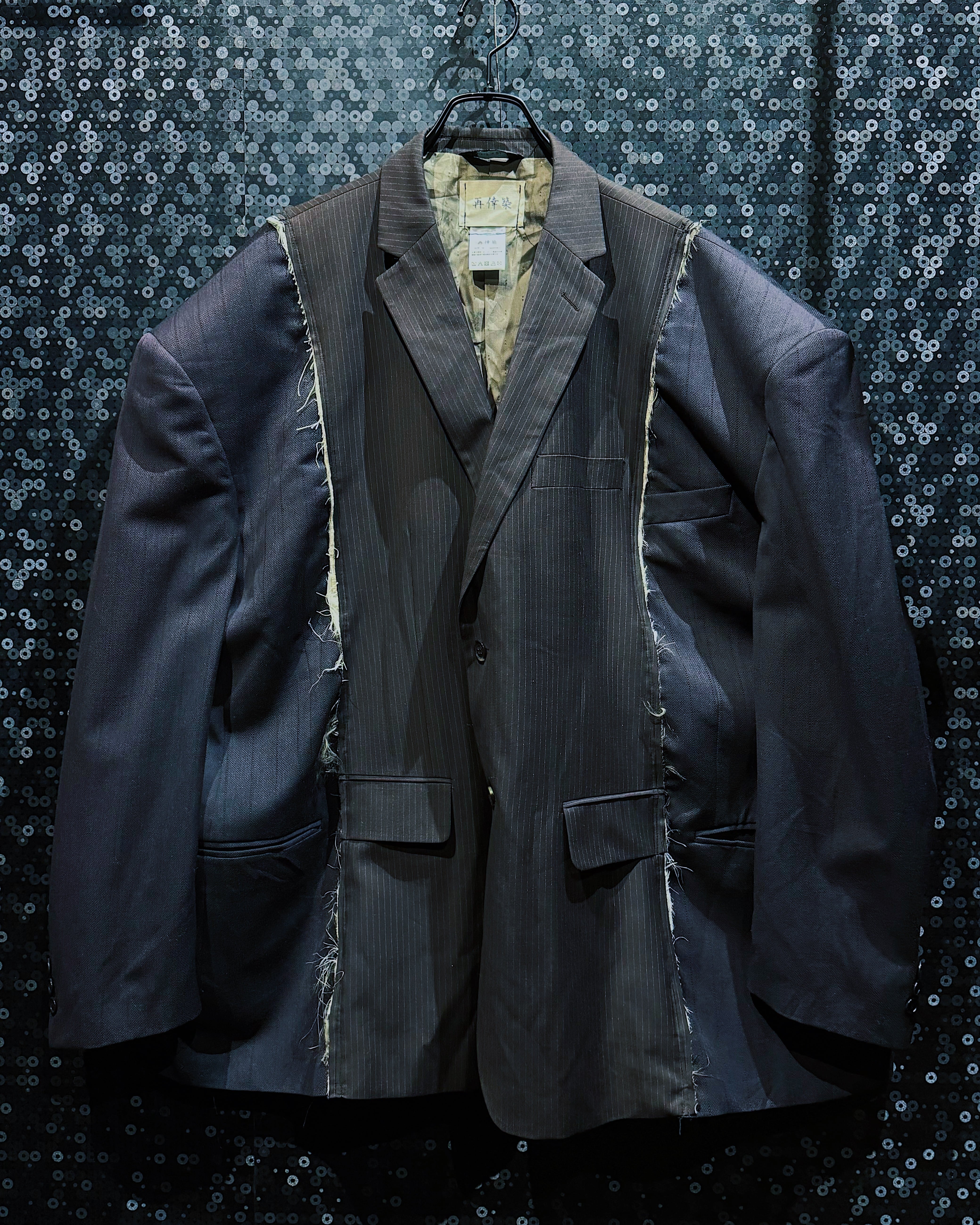 【ÆIEM】“再倖築”vintage Dual Tailored Docking Oversized Jacket