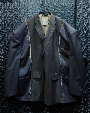 【ÆIEM】“再倖築”vintage Dual Tailored Docking Oversized Jacket