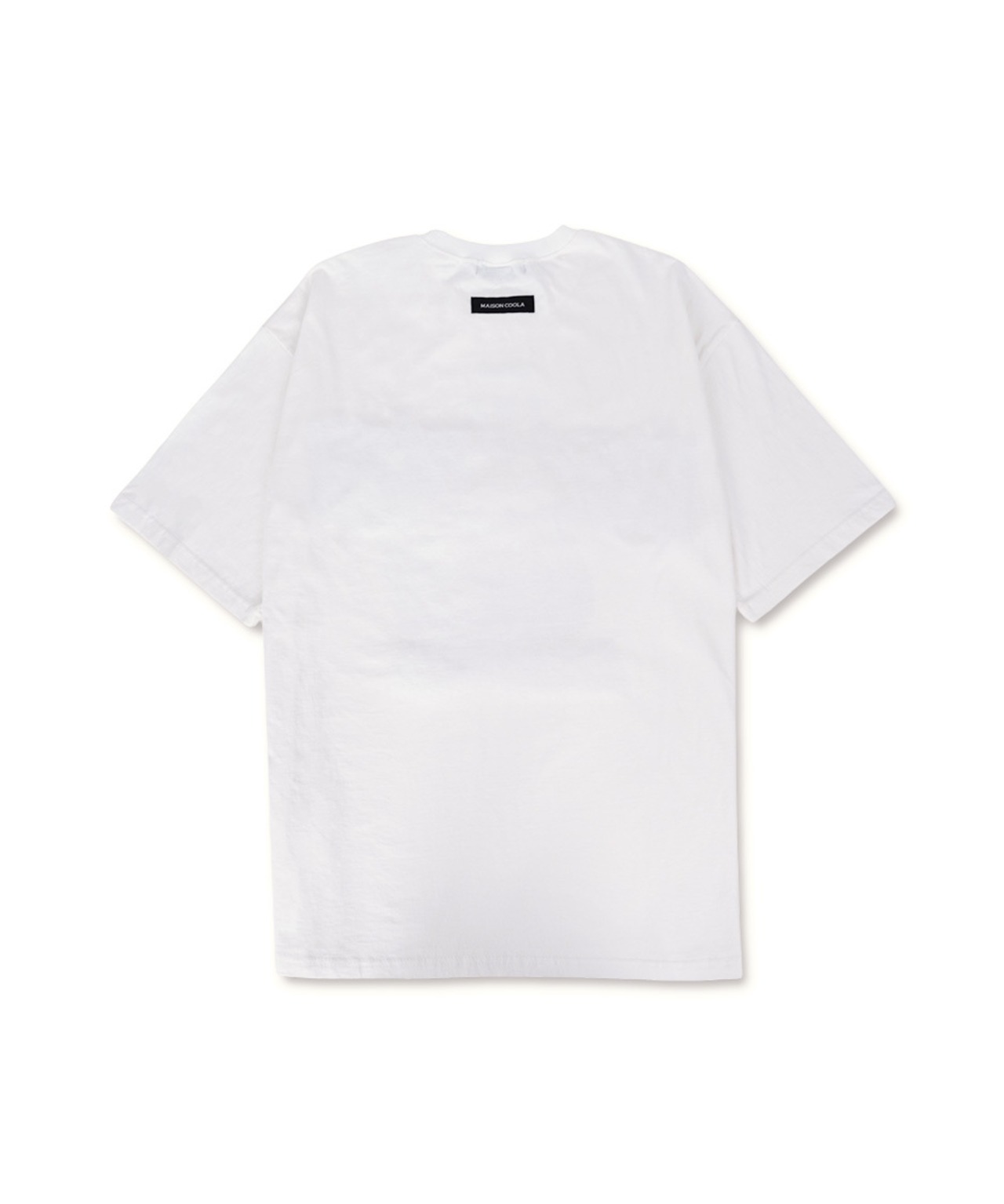 フリル＆レースルーズTシャツ (WHITE)　CQ-48033