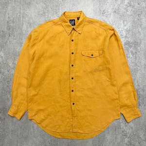 GAP LINEN BUTTON SHIRT SIZE L (USED)