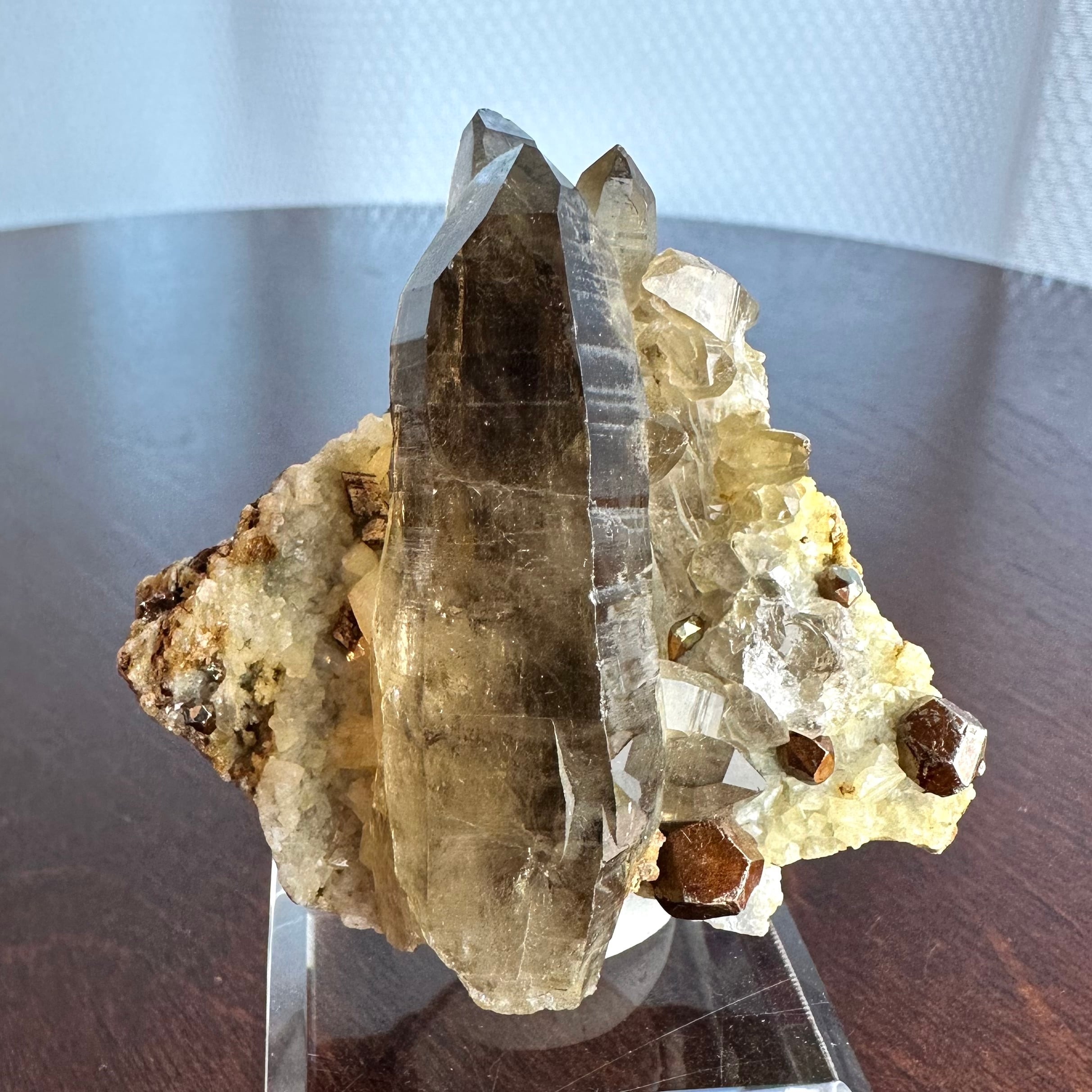 スモーキークォーツ / パイライト【Smoky Quartz with Pyrite