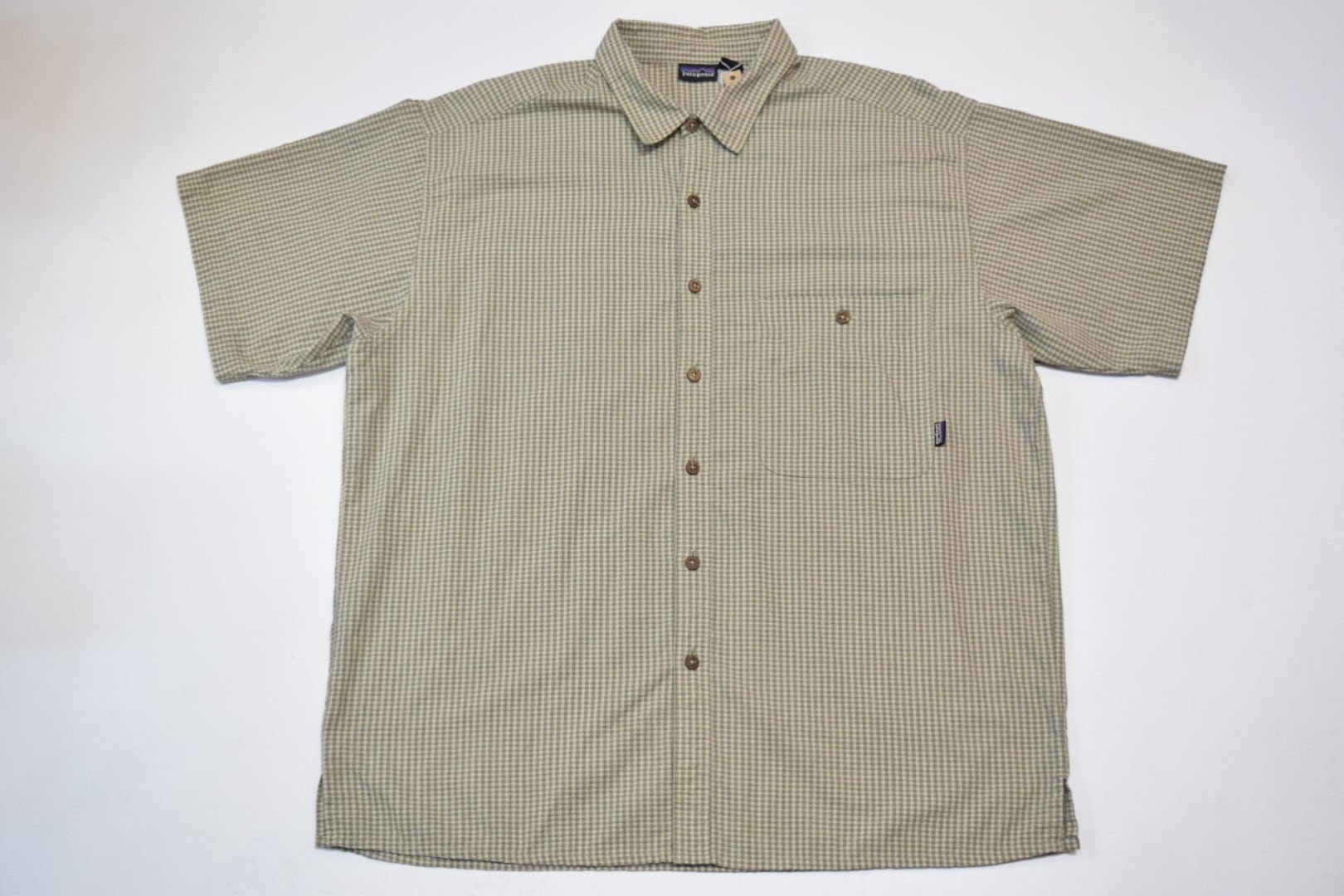 USED 00s patagonia S/S Packer wear shirt -Large 01569