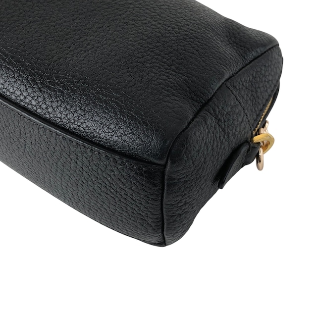 PRADA プラダ ショルダーバッグ ブラック ロゴ レザー チェーンショルダー vintage ヴィンテージ オールド ckmyc2