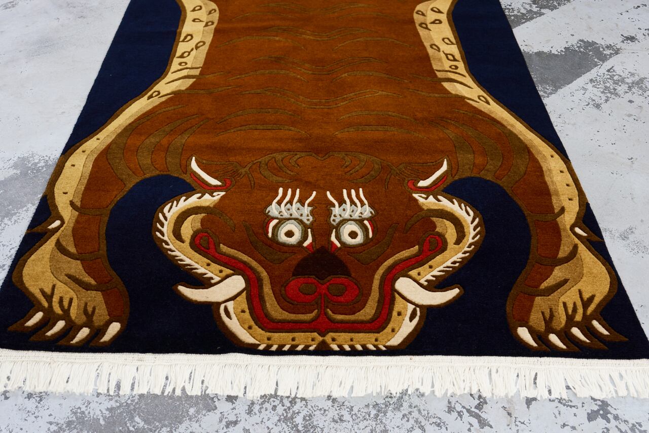 Tibetan Tiger Rug 《Lサイズ•プレミアムウール338》チベタンタイガー