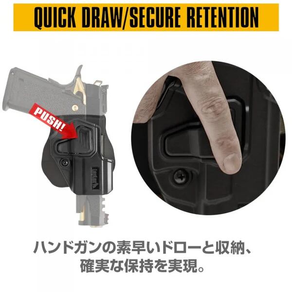 Battle Style】 Hi-Capa SERIES CQC HOLSTER | GunPlay'sWorks