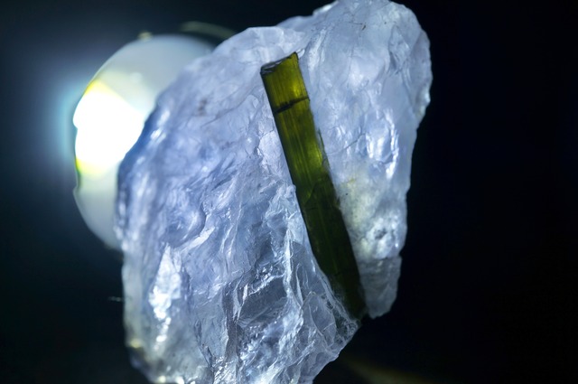 ブラジル産グリーントルマリン/クォーツ Tourmaline / Quartz 2389