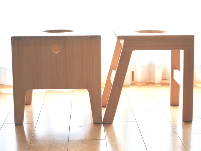 【小型タイプ】 木工職人が届ける、国産檜のよもぎ蒸し椅子