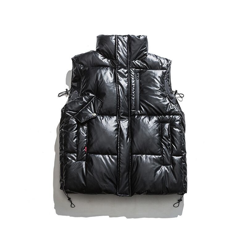 【新作】【送料無料】 Yidao Vintage Winter ese Letter Print Stand Collar Workwear Vest Multi-Pocket Personality All-match Jacket Men-Alibaba ウィンター 冬物 ビンテージ ポケット多め マルチポケット hip6-161166375568705