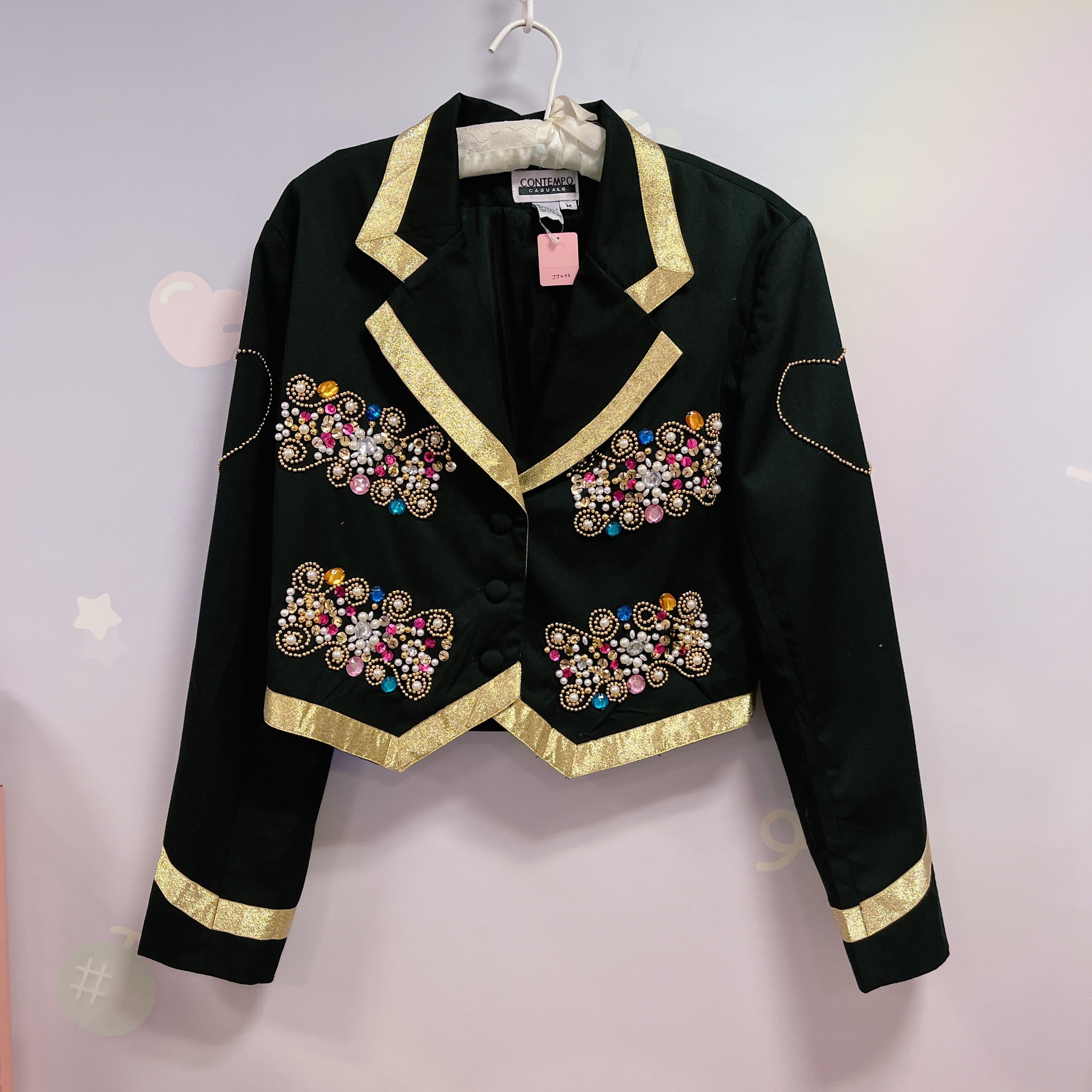 タグ付き ジオメトリックナイロンセットアップ USAファンシー古着 spank Spank!