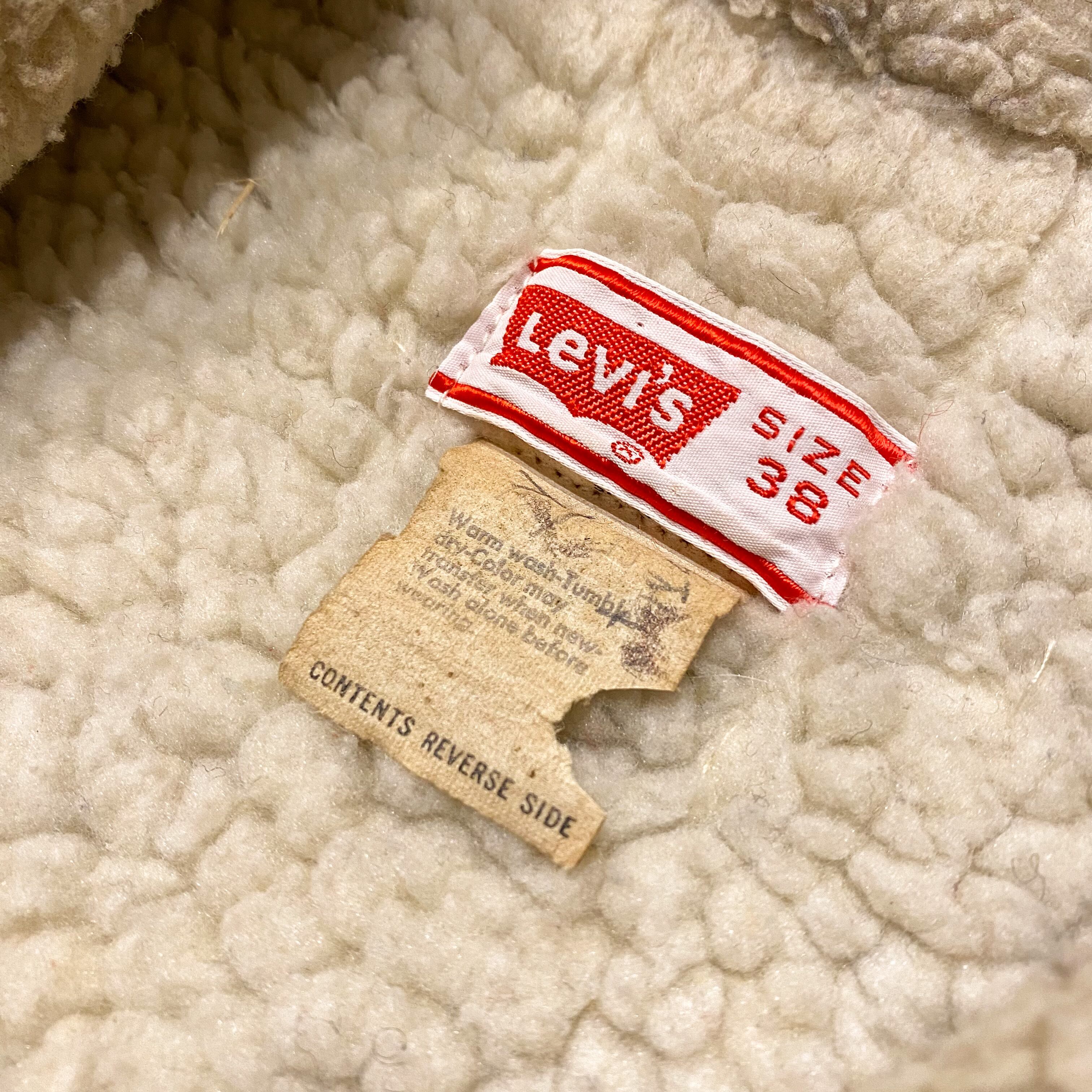 70's Levi's Corduroy Boa Jacket 