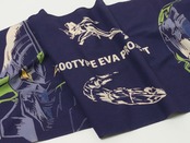 手ぬぐい　Rumi Rock  500 TYPE EVA PROJECT 本染め注染手拭い　[D83]