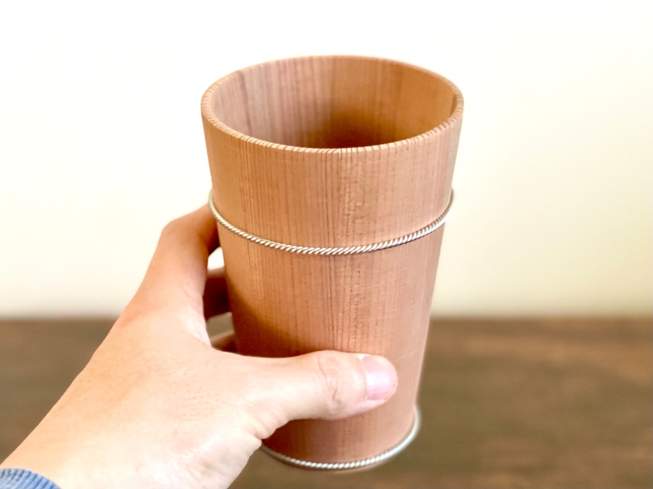 【酒器】木桶　タンブラー