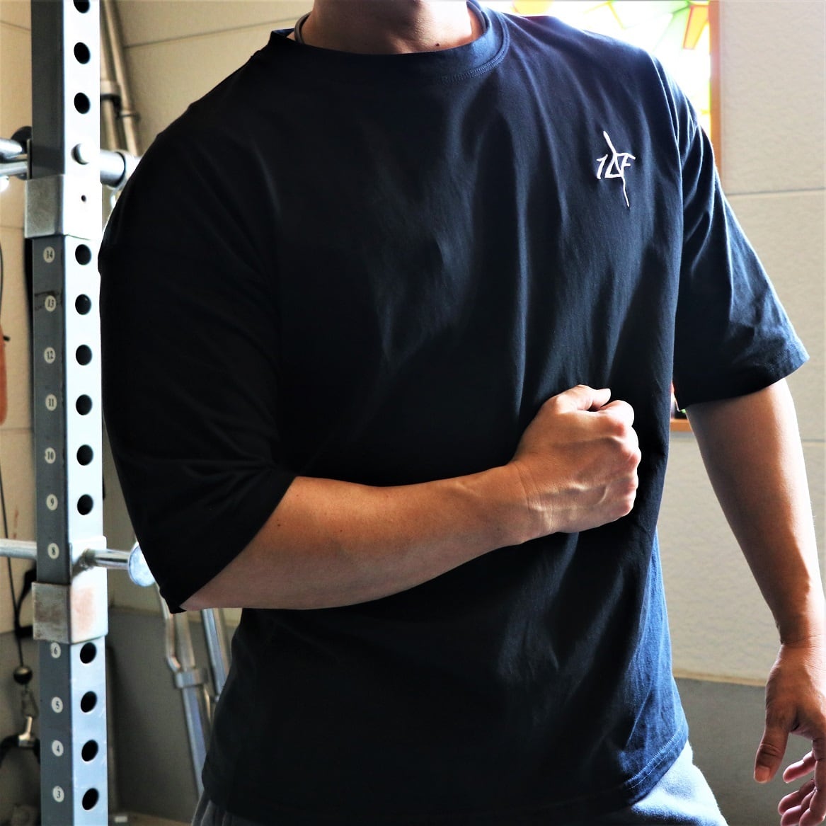 10FIT TE-02 Tシャツ ジムウェア トレーニング 筋トレ 黒 T-shirt