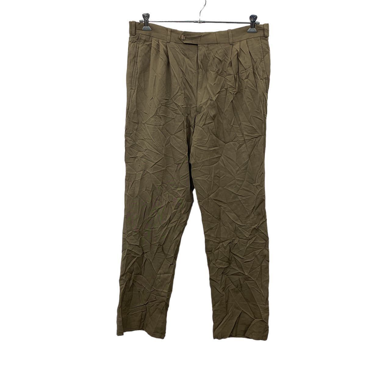 Cordovan Grey Ltd スラックスパンツ W38 ベージュ ビッグサイズ 古着