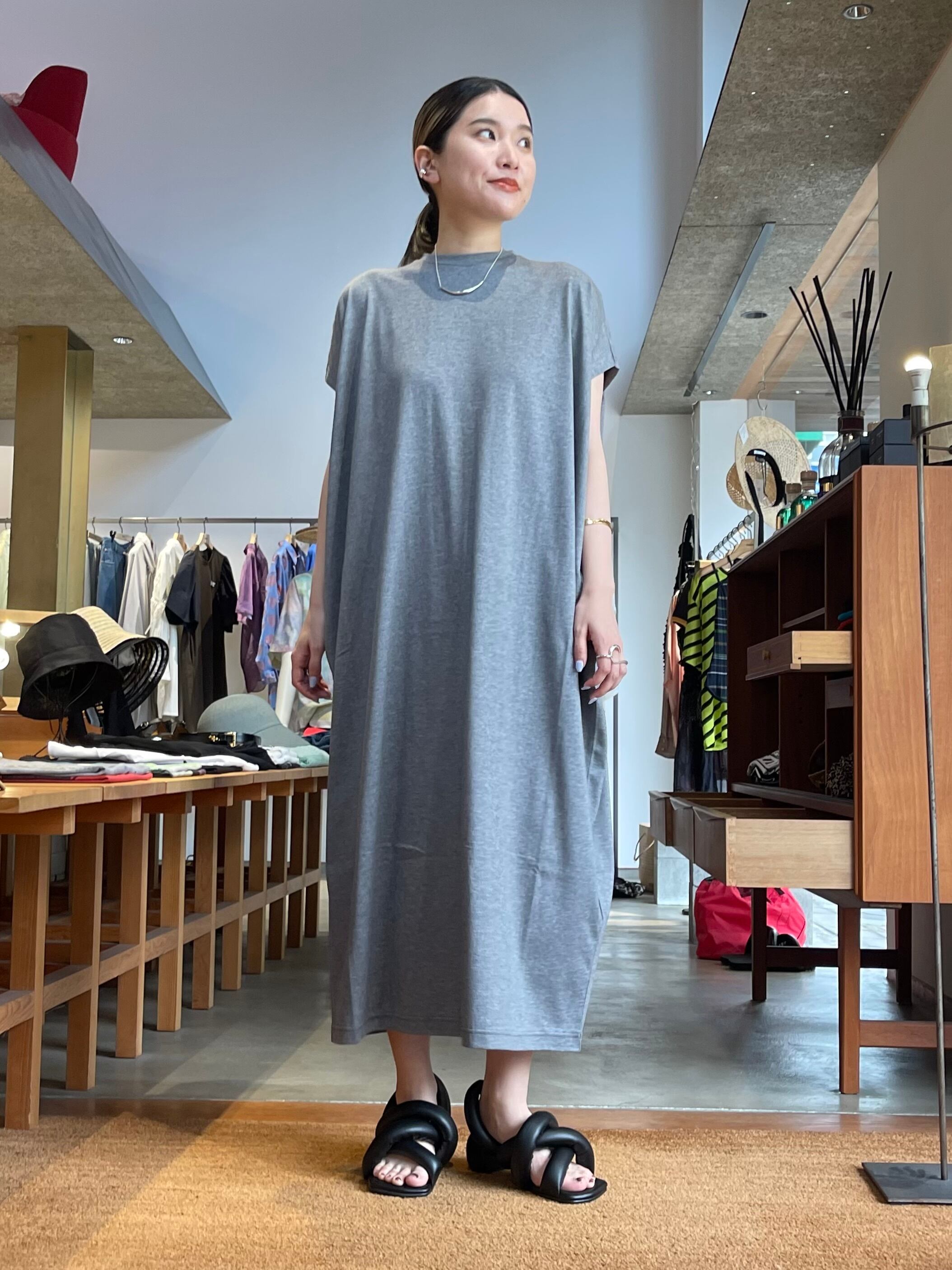 売れ筋介護用品も！ 【7/1まで】 FETICO LAYERED TANK DRESS ロング