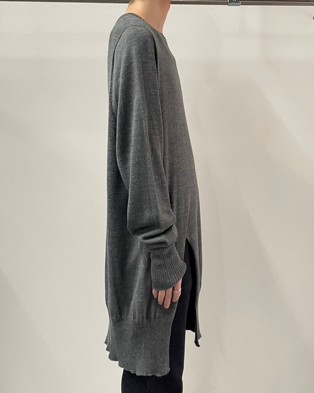 【Ground Y】asymmetry design long sleeve top