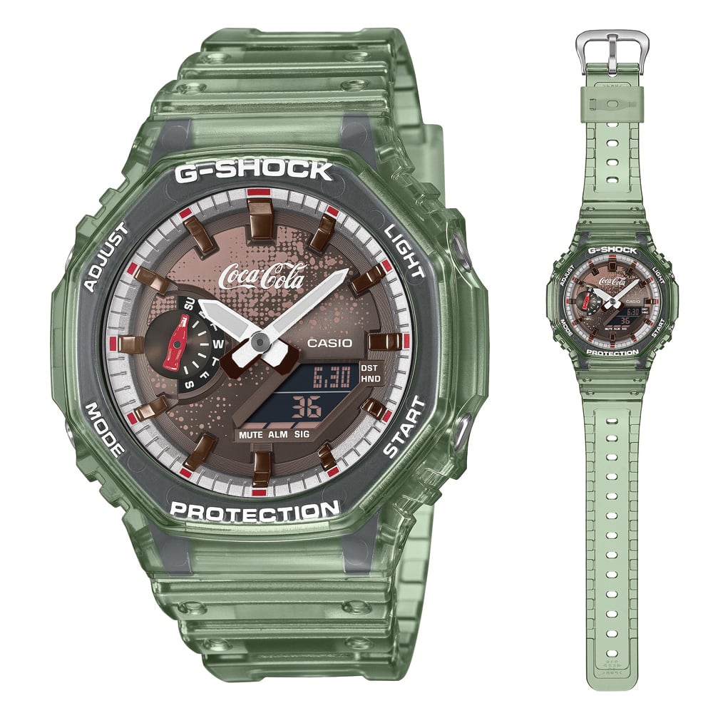 先行予約】CASIO G-SHOCK／Coca-Cola® GA-2100CC-3AJR グリーン