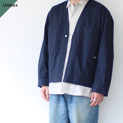 amne　Clerk Blouson / COTTON BERBERRY　（Navy）