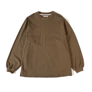 UNIVERSAL PRODUCTS. L/S T-SHIRTS(BROWN)