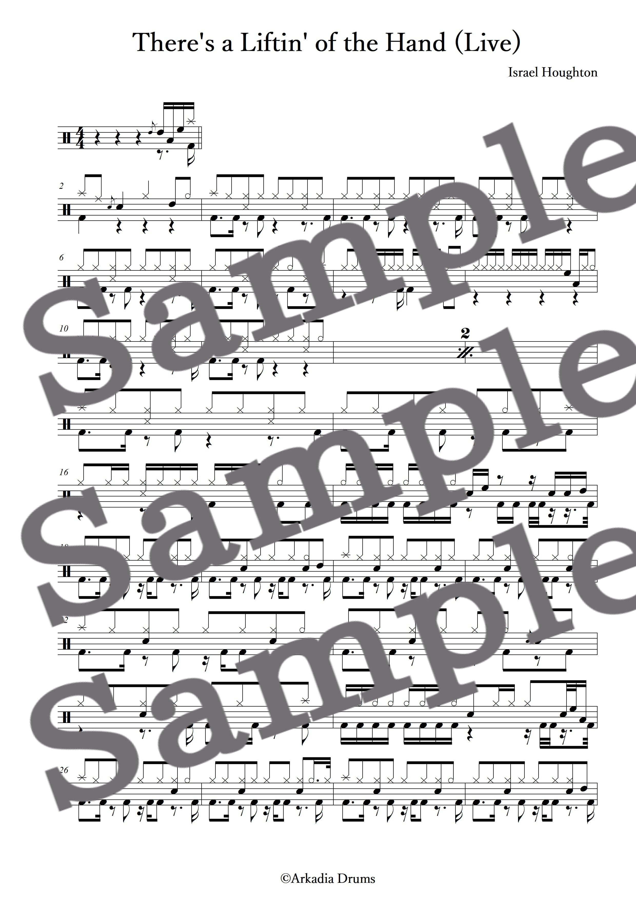 There's a Liftin' of the Hand (Live)(Israel Houghton)