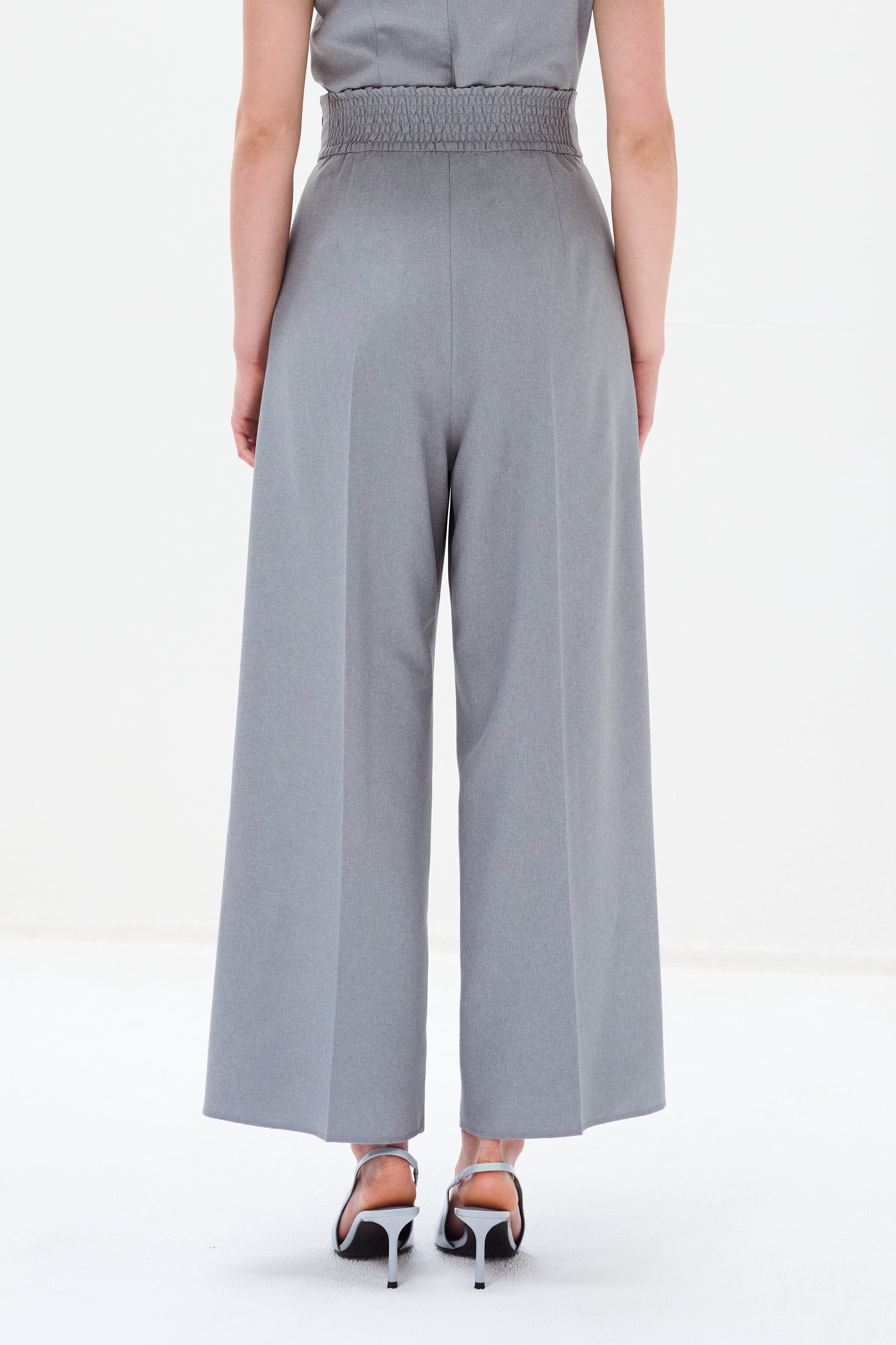 HANDSOME WIDE PANTS GREY | AMICA・kids