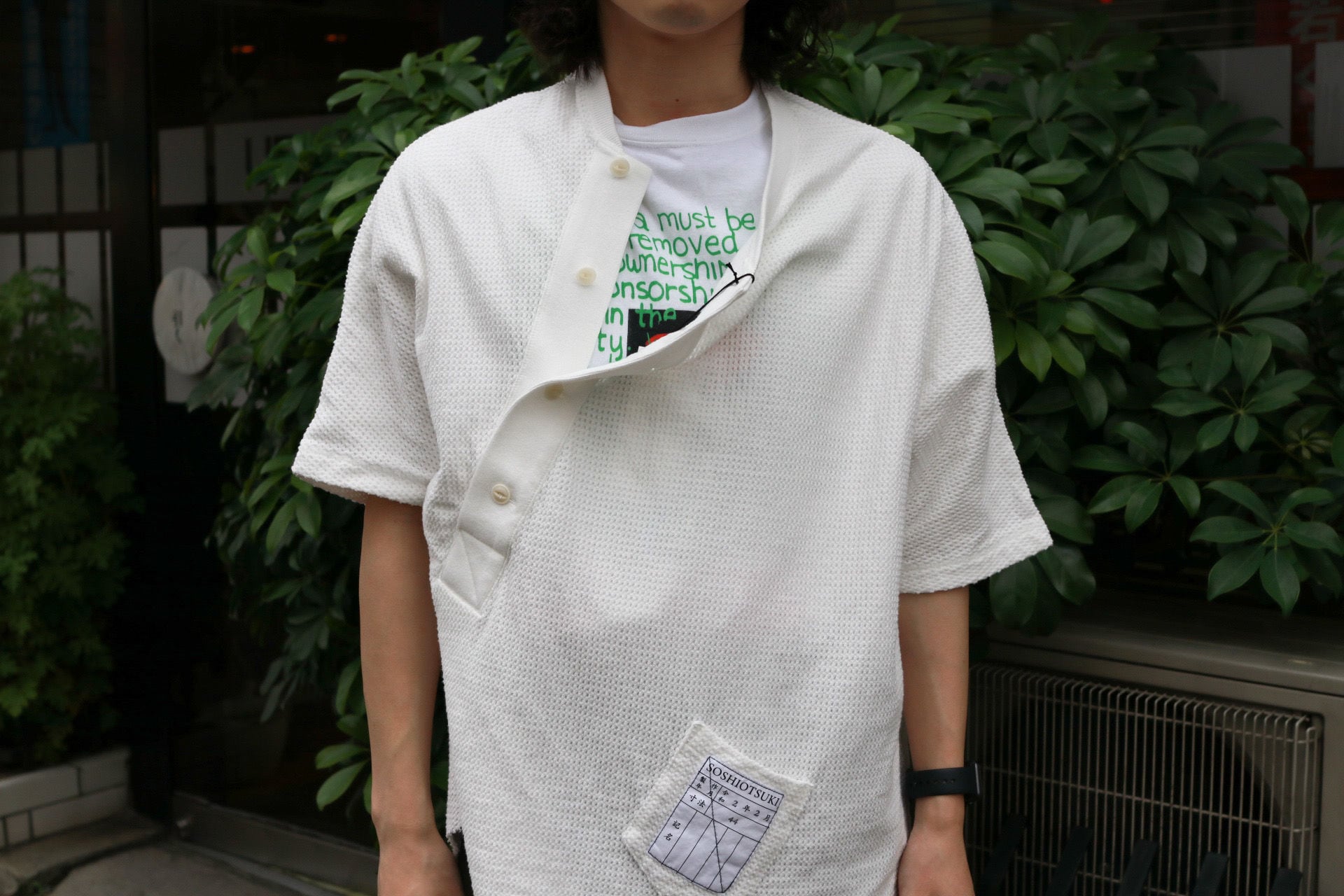SOSHIOTSUKI | Kimono Breasted Thermal | S20SSCS01SS | IAAAM ONLINE