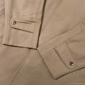 80s イングランド製 Aquascutum アクアスキュータム Pure Worsted ステンカラーコート /ベージュ メンズ ビンテージ
