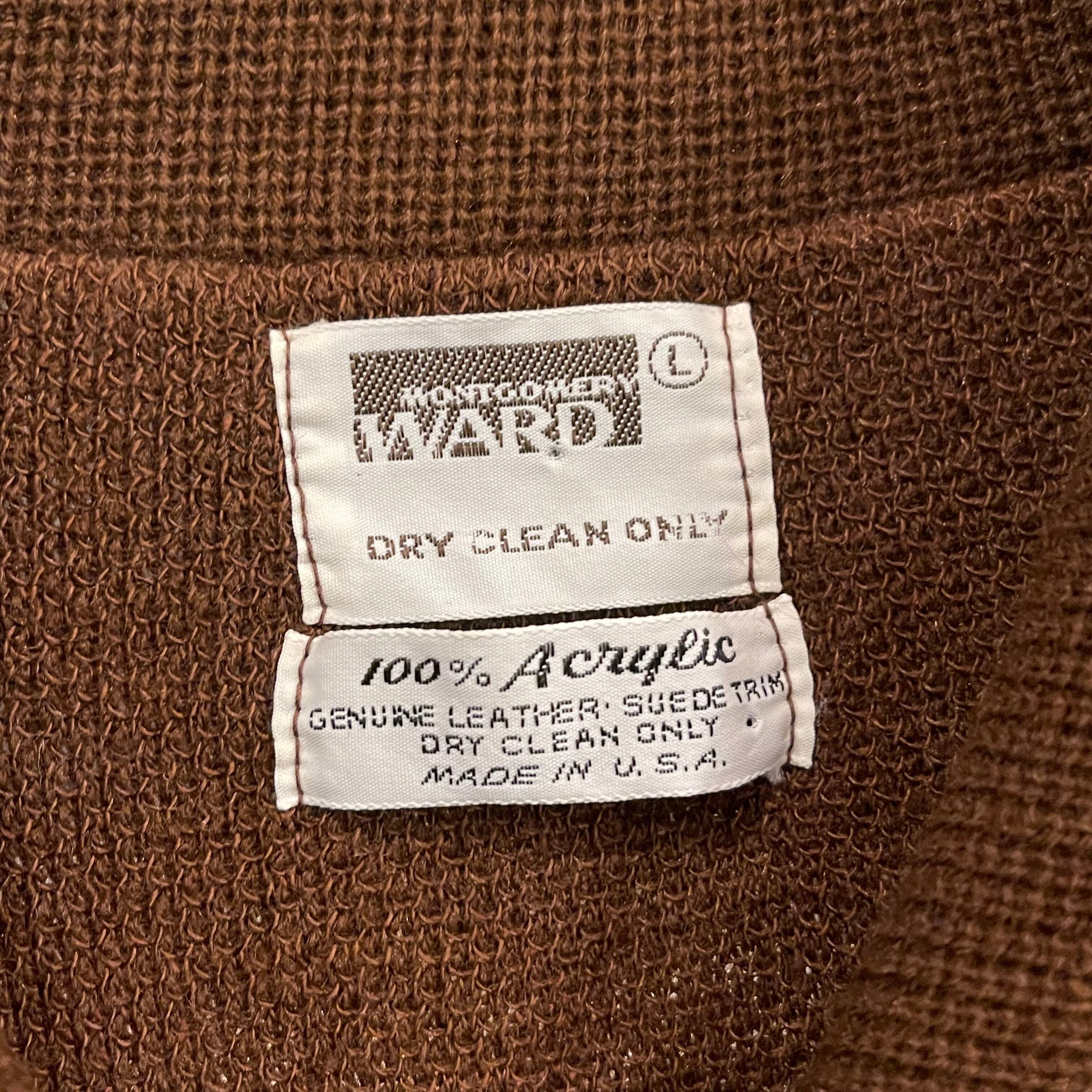 70s Montgomery Ward Full Zip Cardigan | VOSTOK