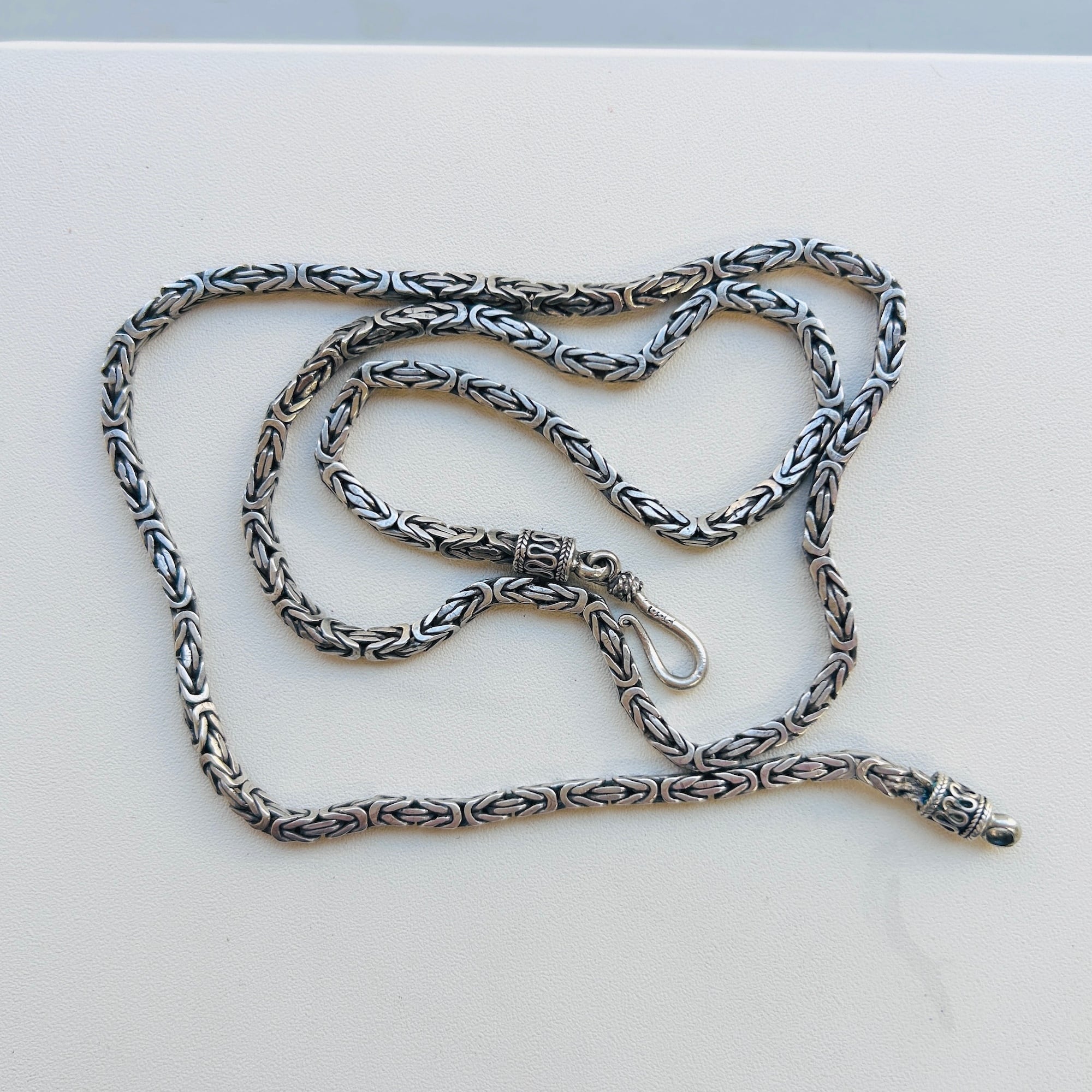 シルバー925 ビザンチェーンネックレス | Milo Antiques & Vintage