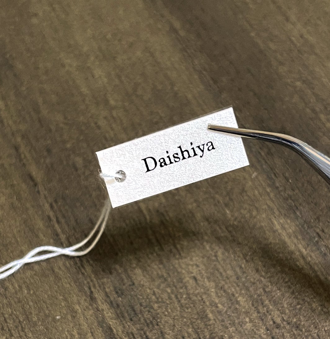 名入れ箔押し】 オリジナル値札S タグ（パール or マット） 100