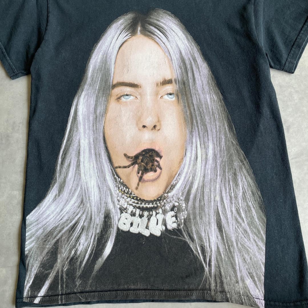 ビリーアイリッシュ Tシャツ スパイダー タランチュラ 古着 S 黒 15824 ビリーアイリッシュ Tシャツ スパイダー タランチュラ 古着 S 黒