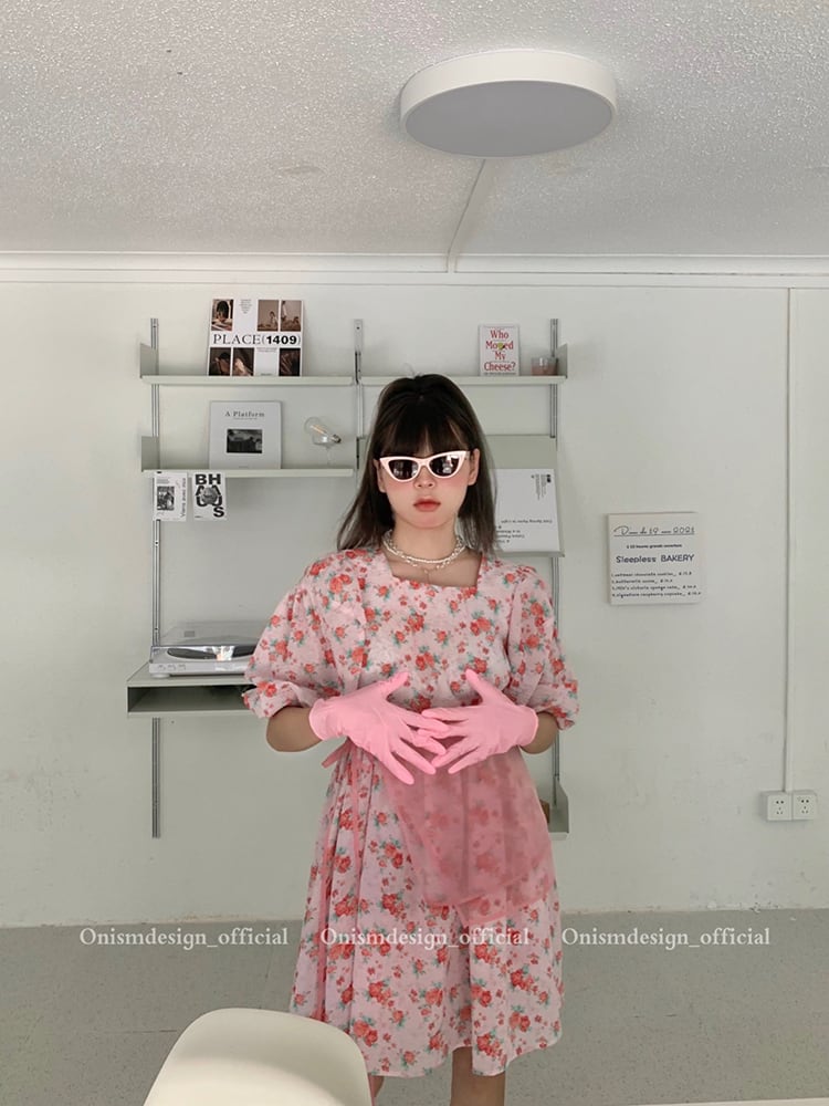 スリーブドレス サマースタイルカラーウェストショーツ 夏物 ハーネス ベルト ブルマー ビッグFスモールZ韓国42021269387