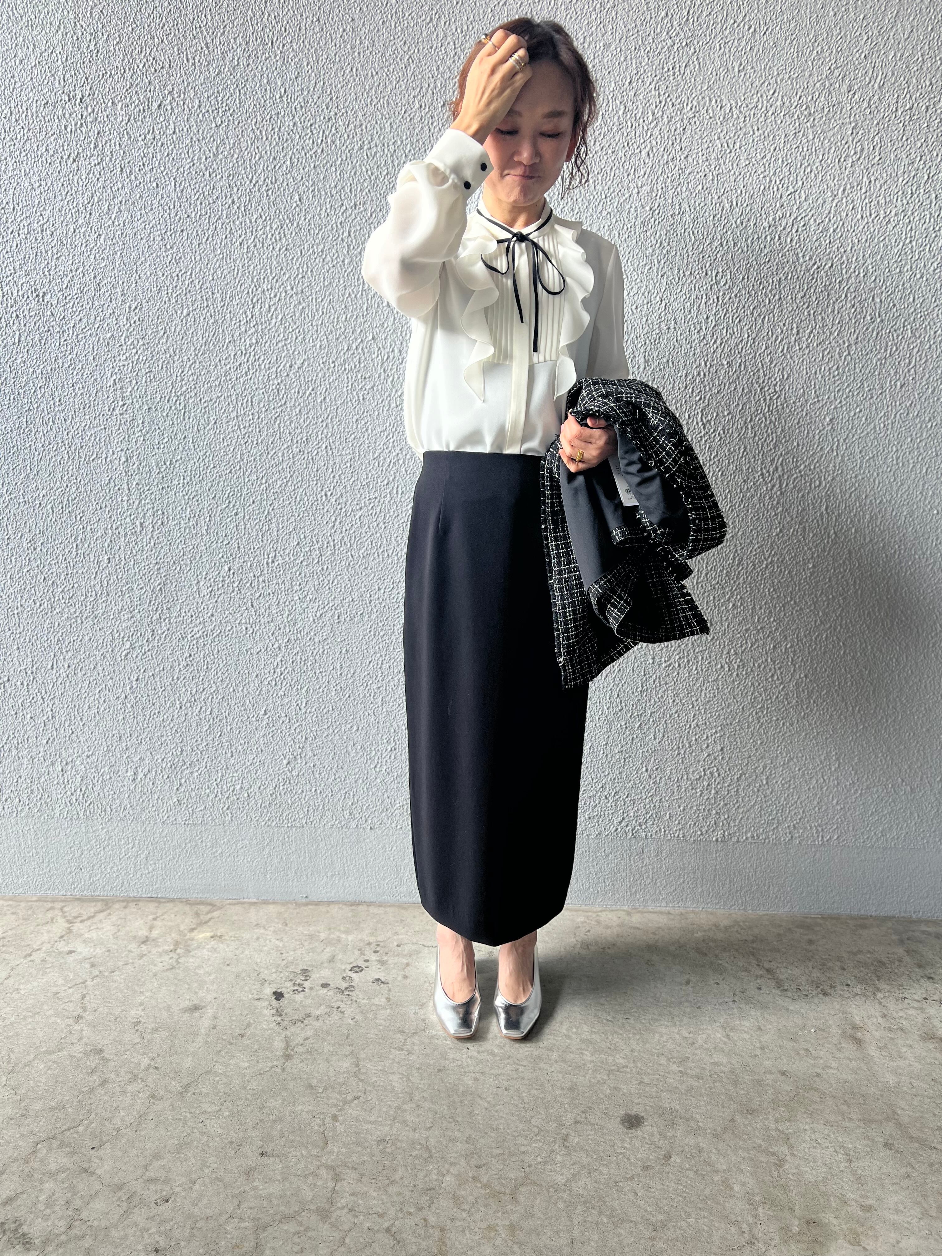 【PASSIONE】取り外し可コードフリルブラウス　616918