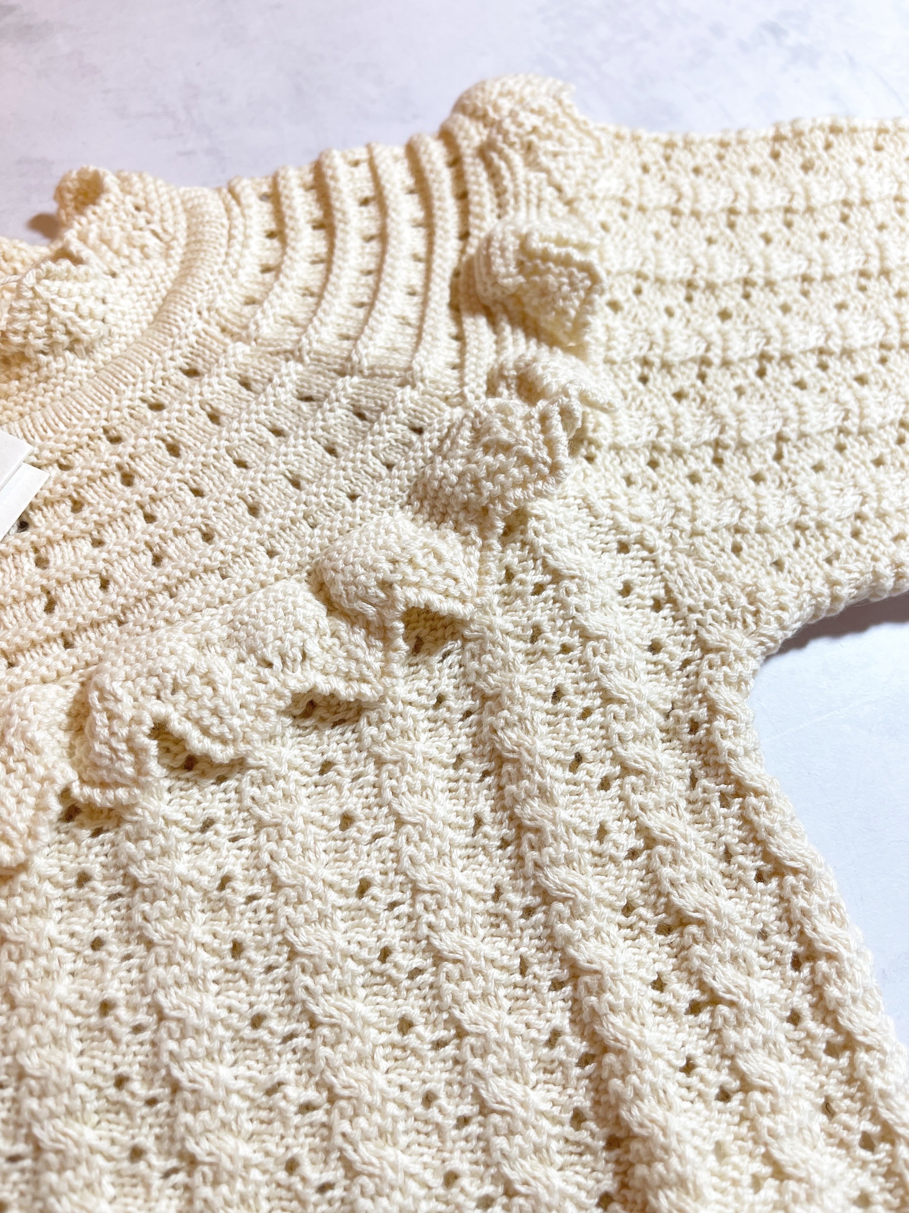 即納》Bebe Organic / Silvia Dress cream | mimimu