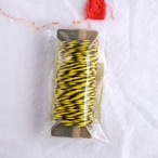 ◉【drop around】カミノヒモ「黄色×ダークグレー」