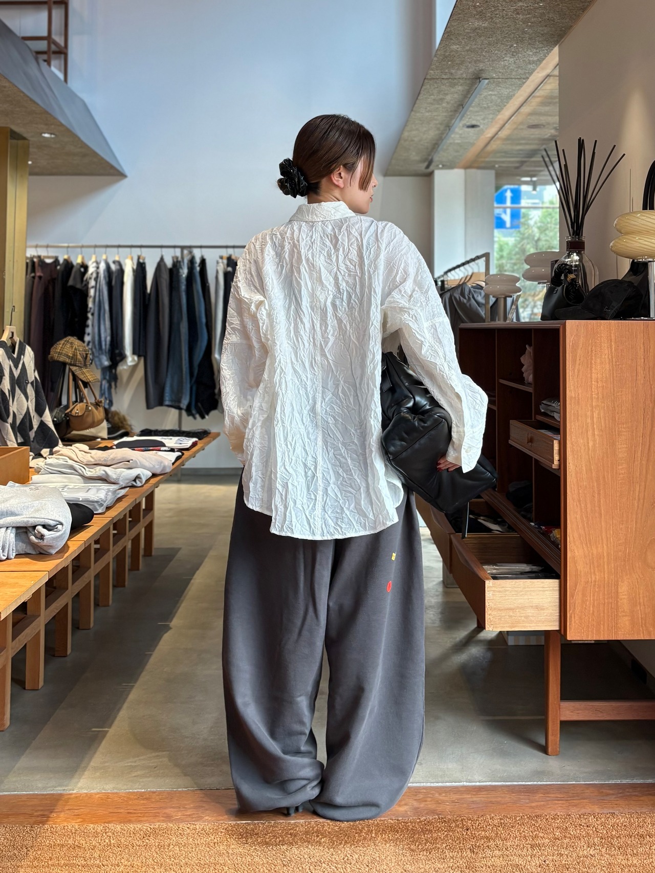 【26AW | WOMEN】BELPER  ベルパー / シャツ / ROUNDED WRINKLE SHIRT 2514-1126C - 6