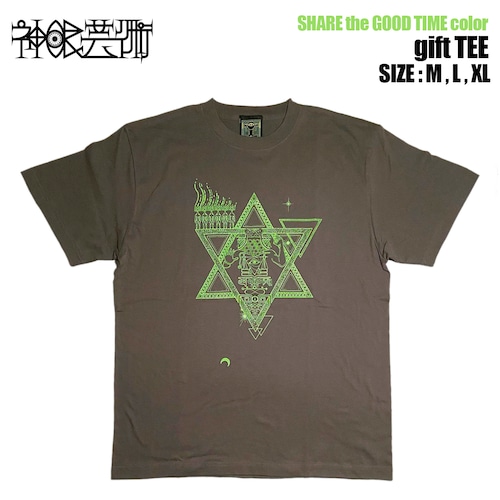 神眼芸術『gift』T-shirt（SHARE the GOOD TIME color）