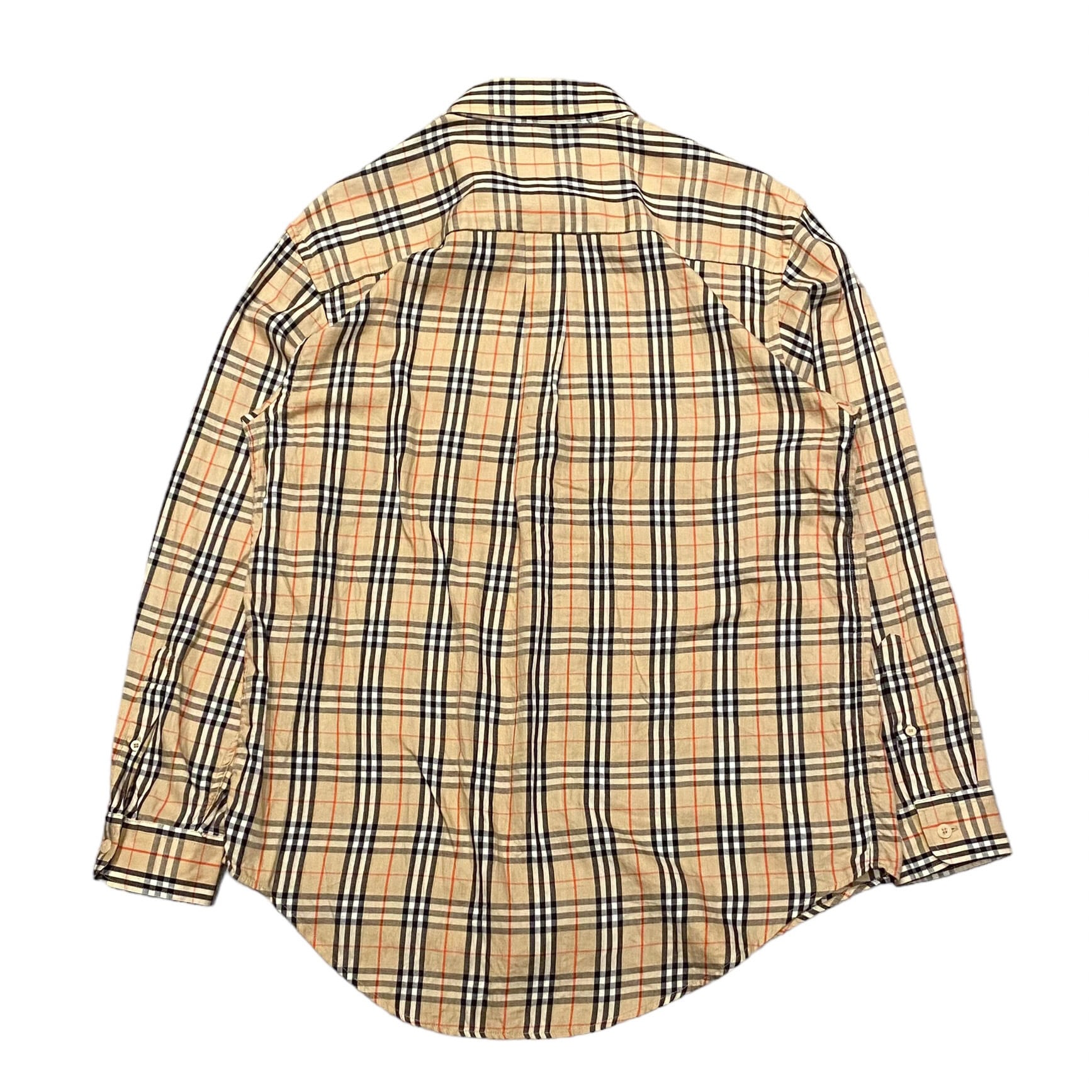 Old Burberry's Nova Check Shirt L / オールド バーバリー ノバ