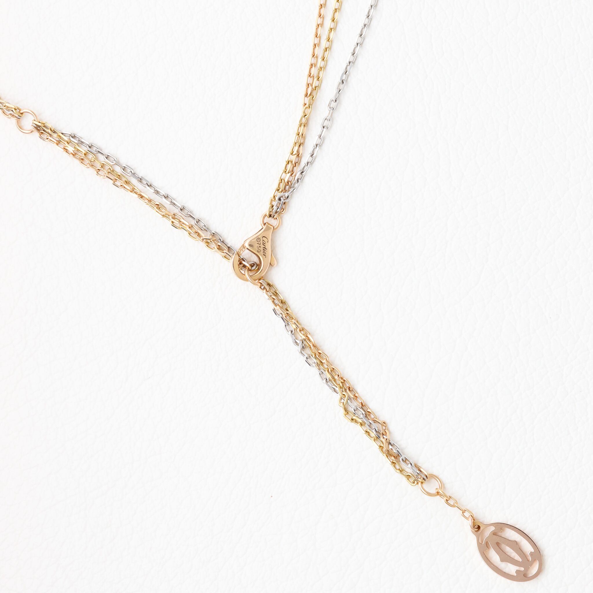 カルティエ トリニティ3カラーチェーンネックレス | Ante Official select