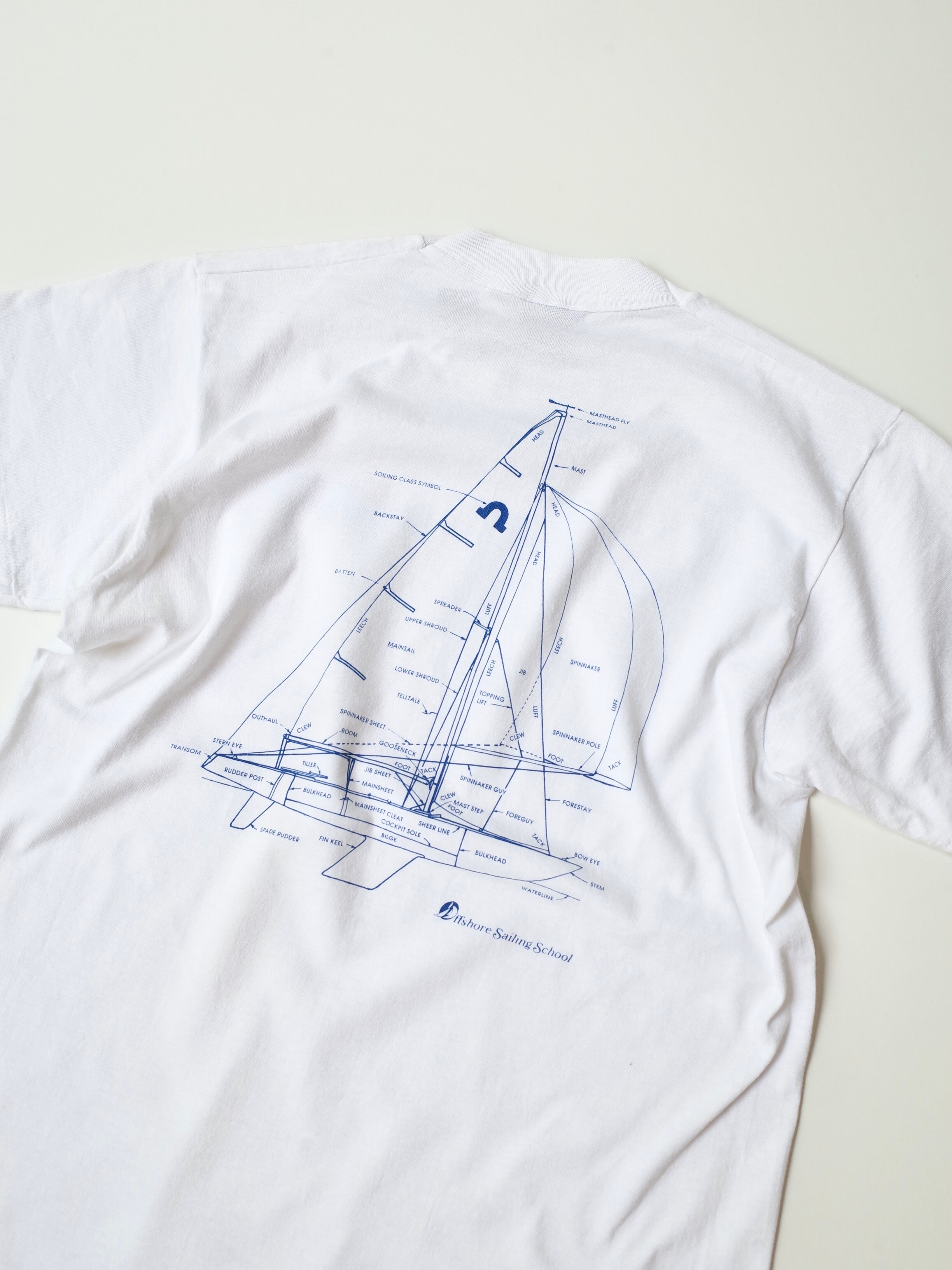 90s sailing school tee