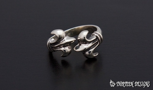 THIRTEENDESIGNS サーティーンデザインズ TCRG-005 SMALL CLASSIC FLEUR TWIST RING